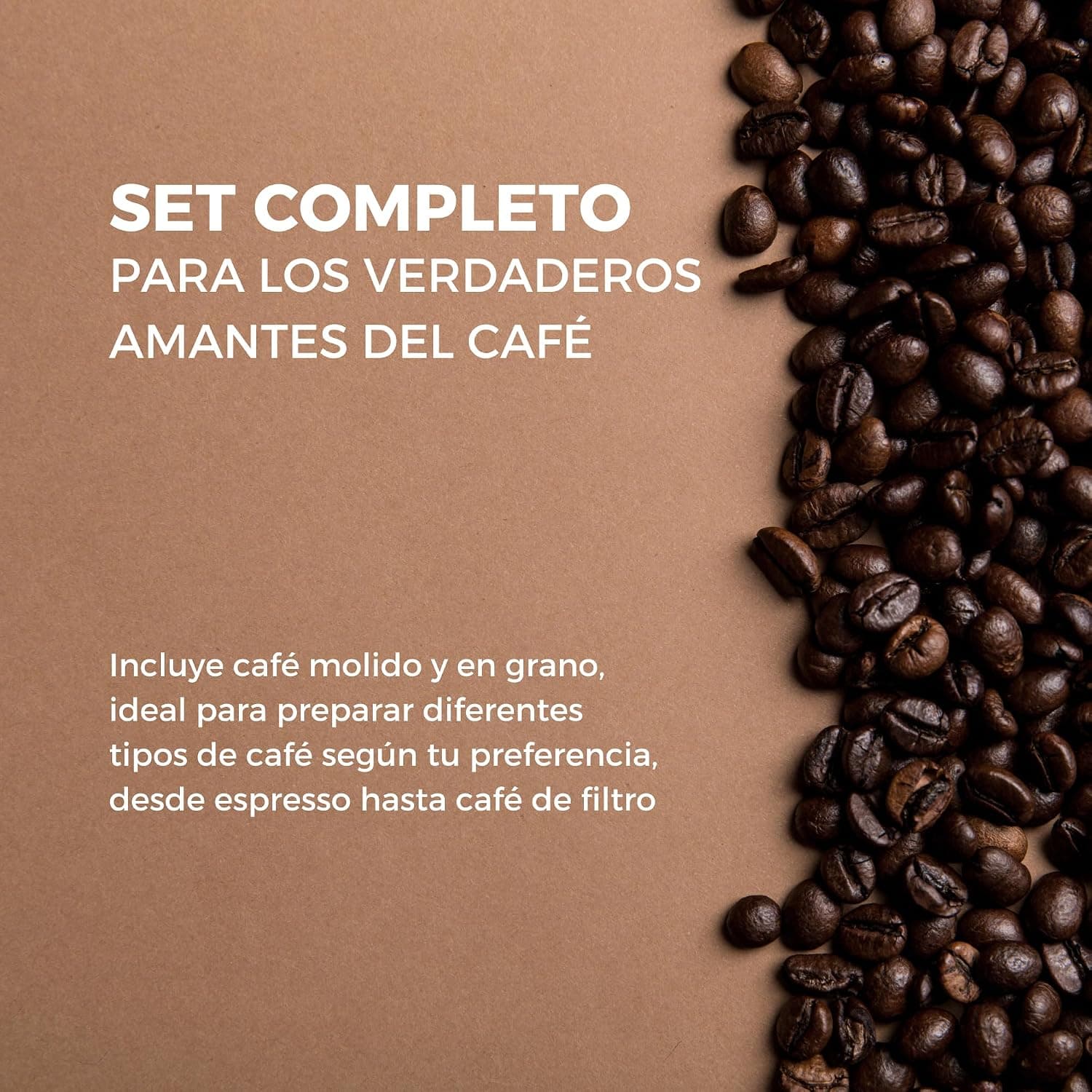 Caja de café gourmet La Chinata con cafetera italiana, foto 3