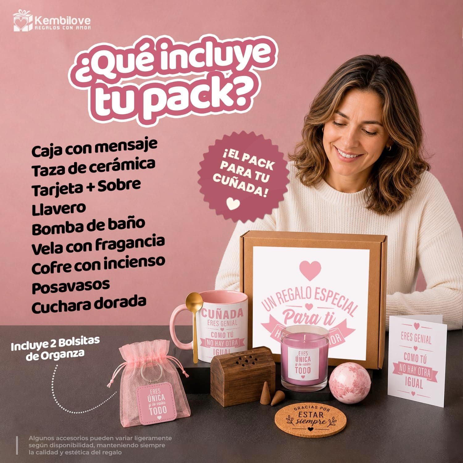 Caja premium Kembilove para cuñada, foto 2