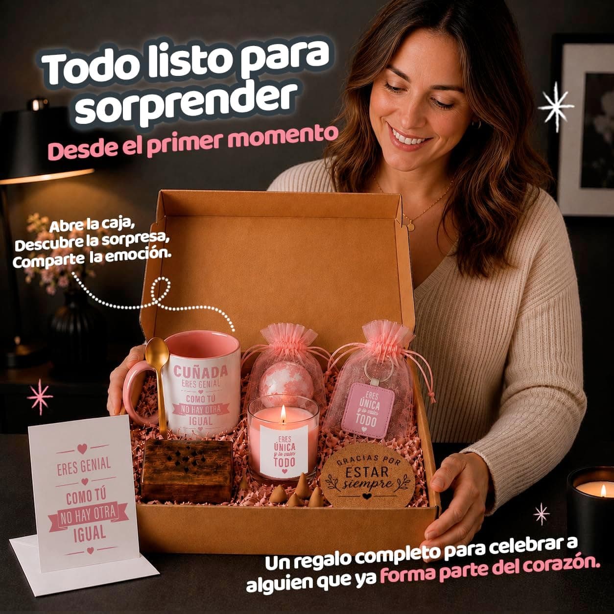 Caja premium Kembilove para cuñada, foto 3
