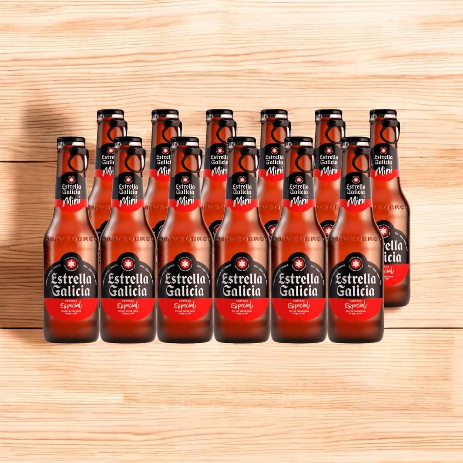 Caja de regalo con 12 cervezas Estrella Galicia personalizada, foto 3