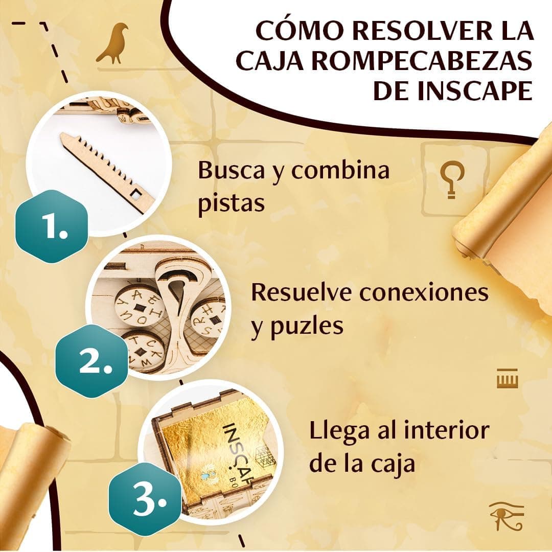 Pharaoh's Secret, caja rompecabezas de INSCAPE, foto 3