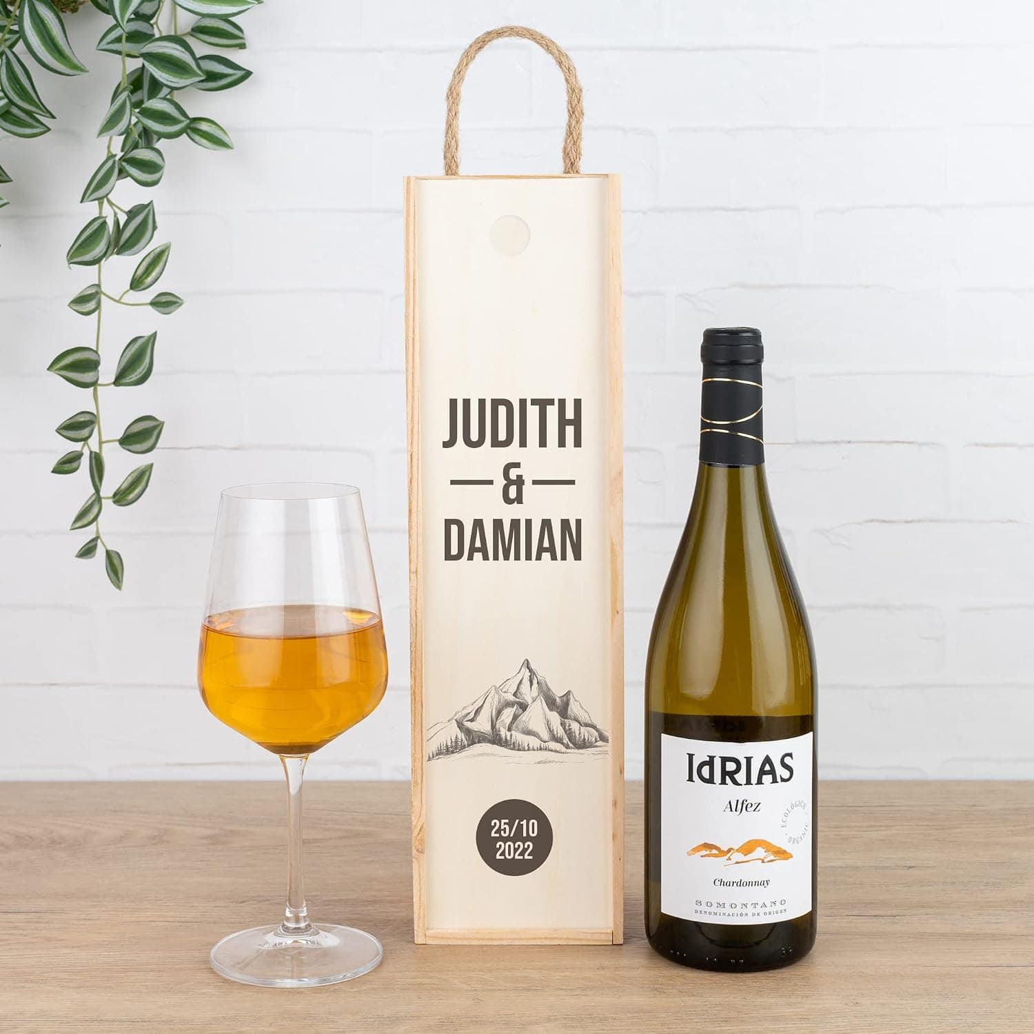 Caja de Vino Personalizada con Botella Ecológica, Wanapix, foto 2