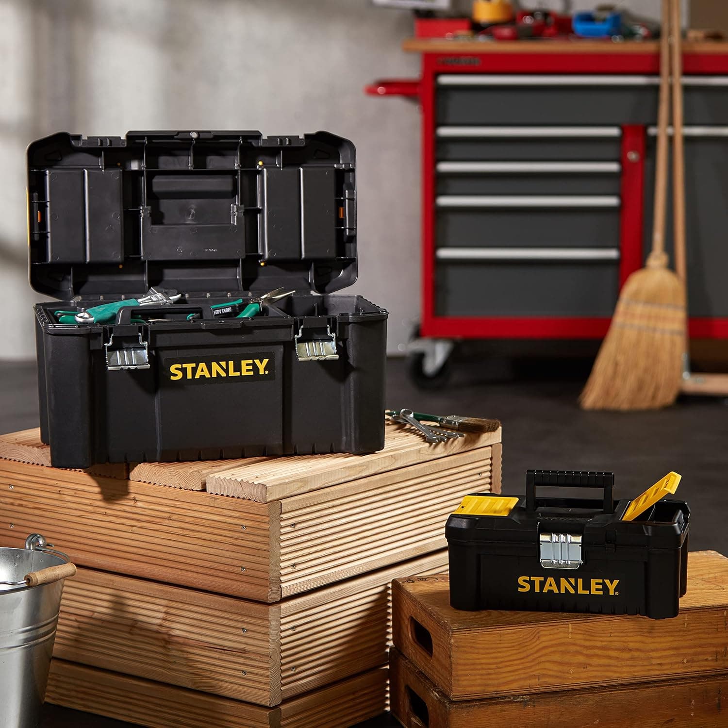 Pack de dos cajas de herramientas Stanley, foto 3