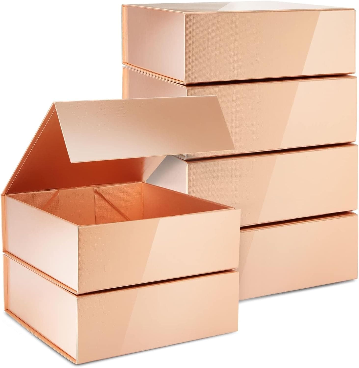 Pack de 6 cajas con tapa para hacer la propuesta a padrinos y damas de honor