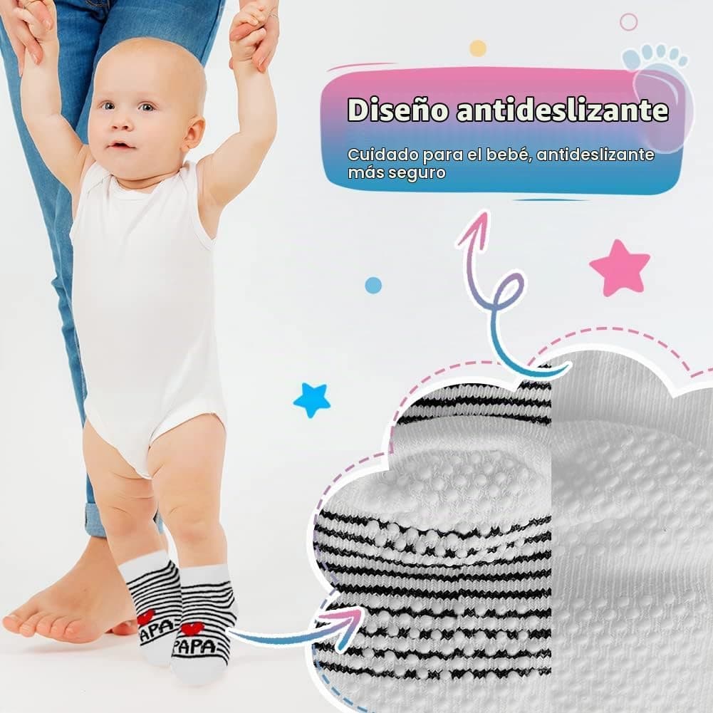 Calcetines Antideslizantes Bebé "Love Mamá y Papá", foto 3