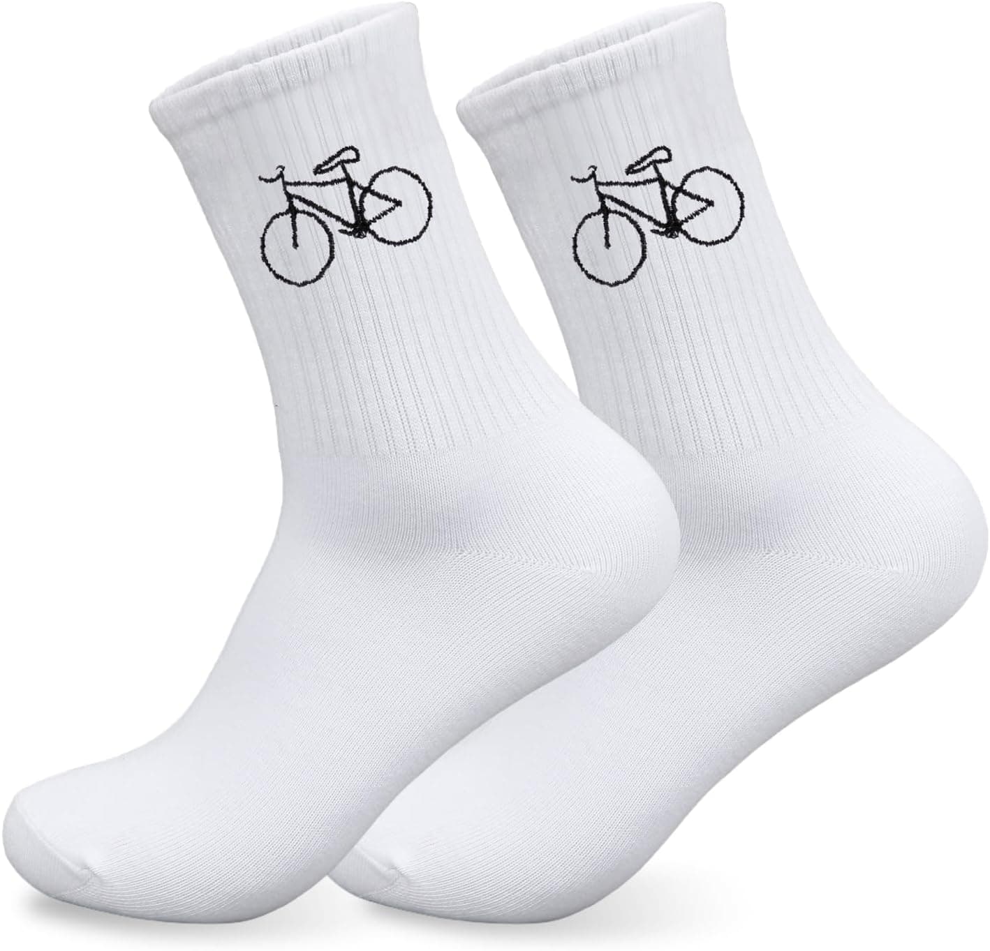 Calcetines técnicos de ciclismo de carretera, sobre fondo blanco