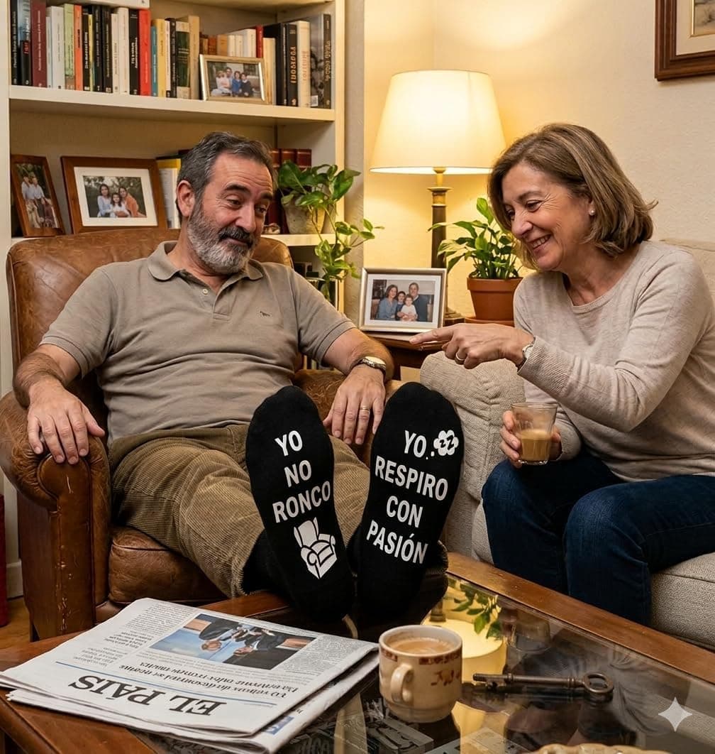 Calcetines divertidos antideslizantes para hombre, foto 2
