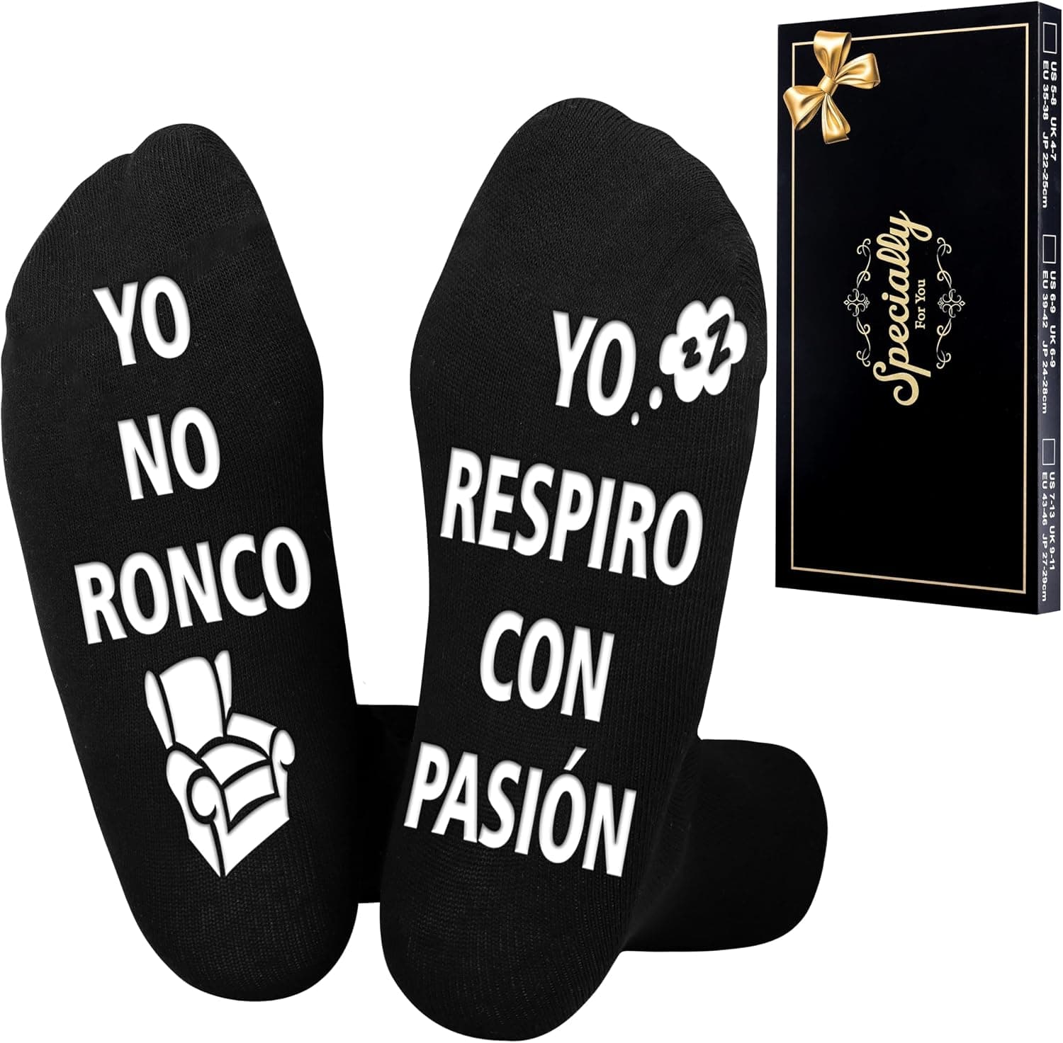 Calcetines divertidos y antideslizantes para hombre