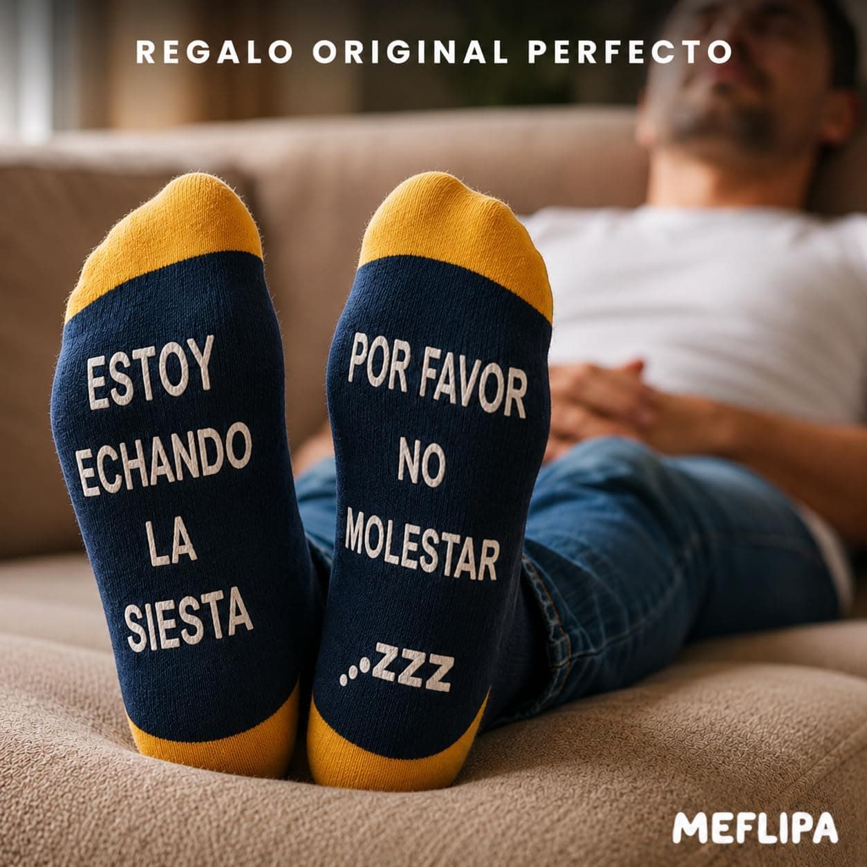Calcetines divertidos para hombre, con caja de regalo, foto 2