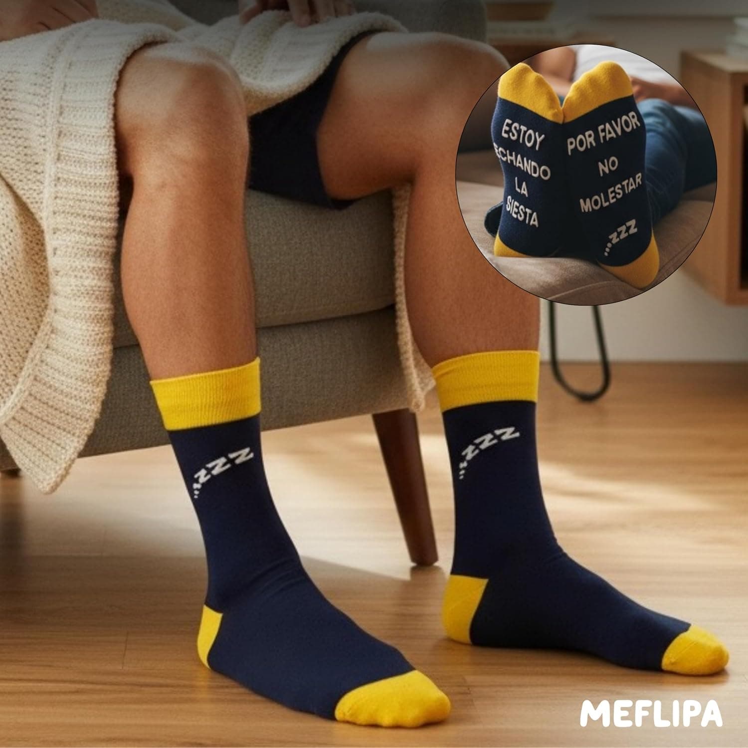 Calcetines divertidos para hombre, con caja de regalo, foto 3