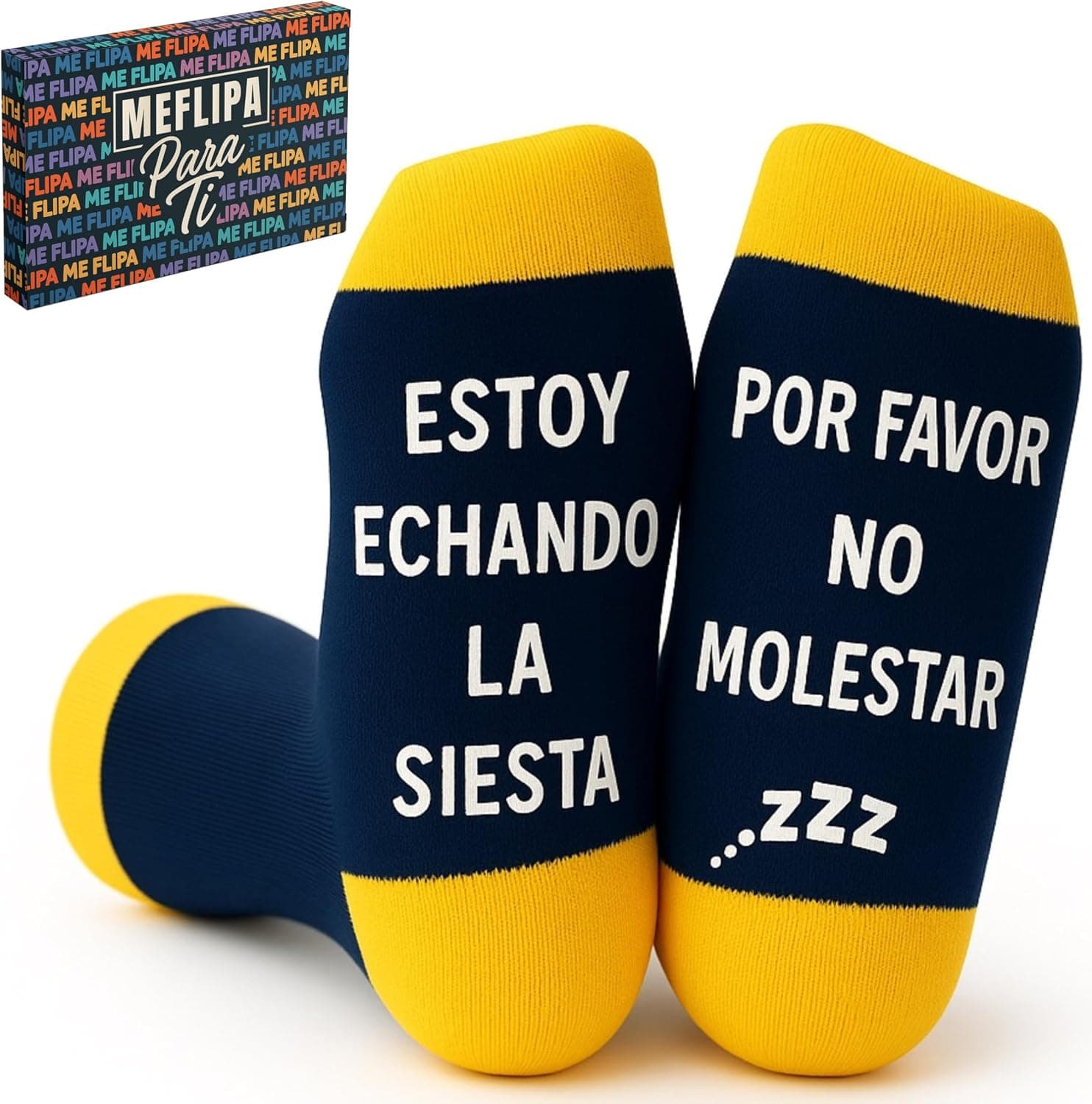Calcetines divertidos para hombre en su caja de regalo