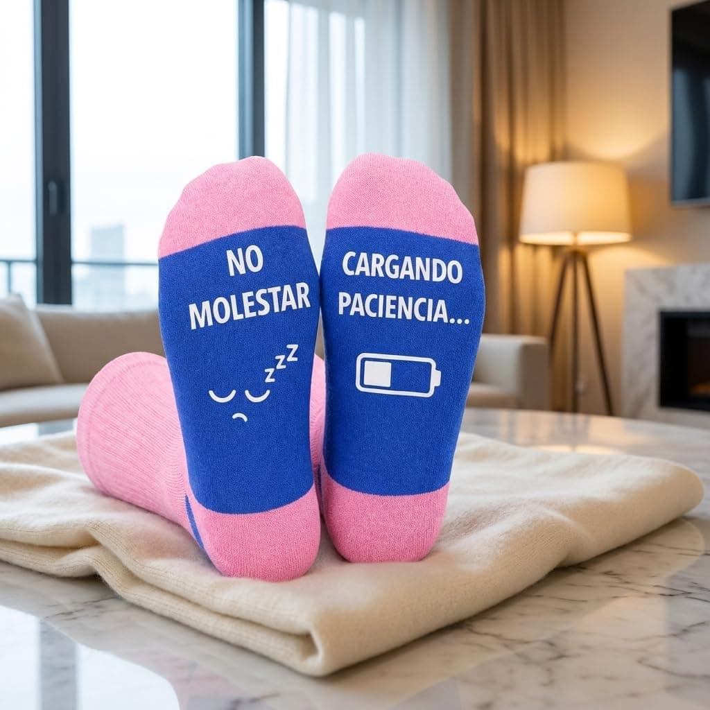Calcetines divertidos para mujer, regalo de amigo invisible, foto 3