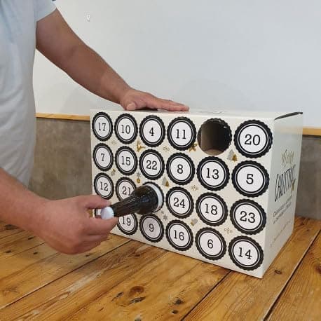 Caja del calendario de Adviento de Cervezas John Martin