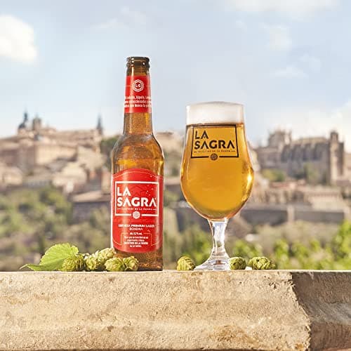 Botellas de 33 cl de lagers internacionales de La Sagra