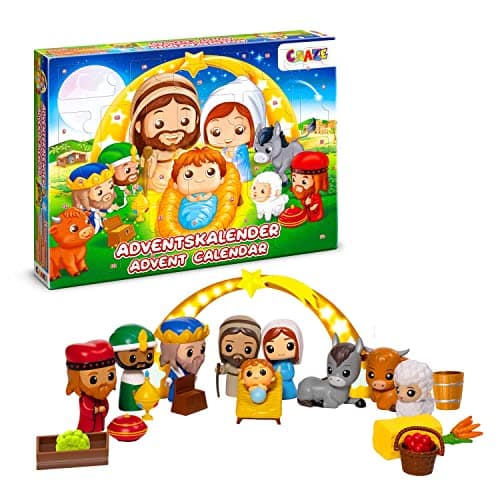 Calendario de Adviento Belén CRAZE con las 24 figuras