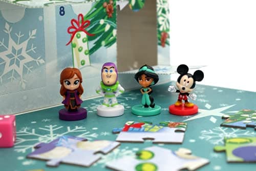 Tablero del juego de mesa incluido en el calendario Disney