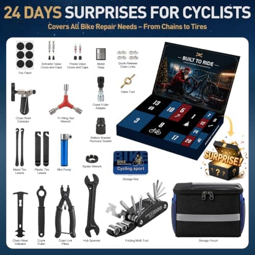 Piezas de herramientas y accesorios de bicicleta del calendario Edonkvi
