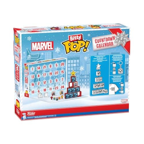 Caja del calendario Funko Bitty Pop Marvel Comics