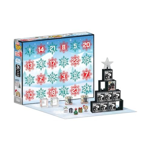 Figuras Bitty Pop de Star Wars dentro del calendario