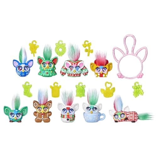 Figuras miniatura de Furby del calendario