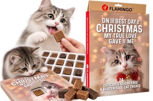Calendario de Adviento Gato Chick'n Snack de Flamingo