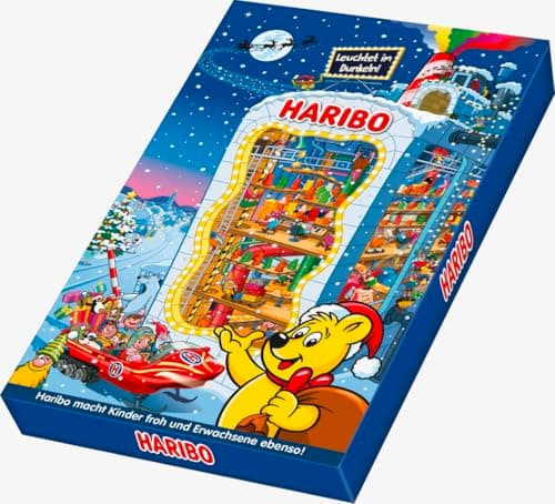 Gominolas Haribo dentro del calendario de Adviento