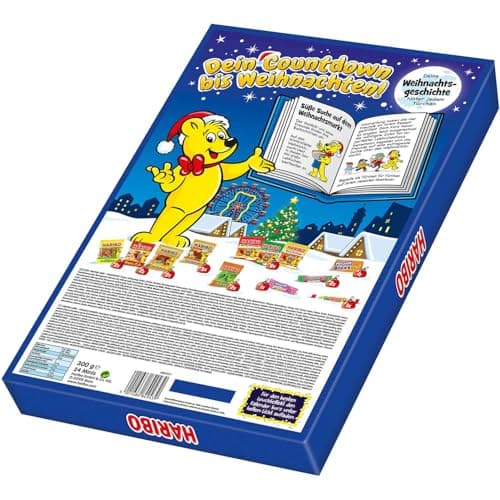 Caja exterior del calendario de Adviento Haribo