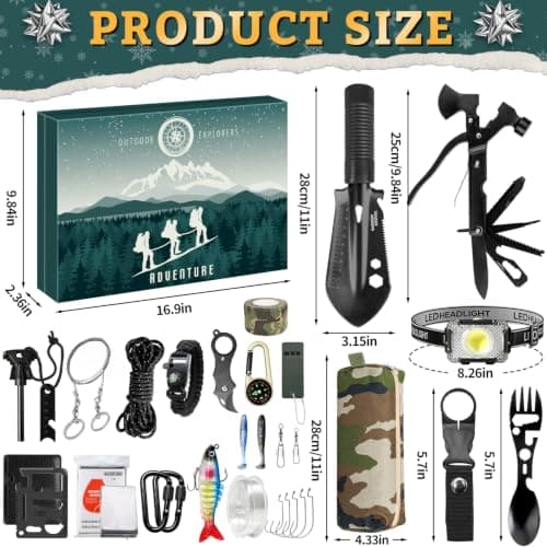 Gadgets y herramientas de exteriores del calendario iZoeL