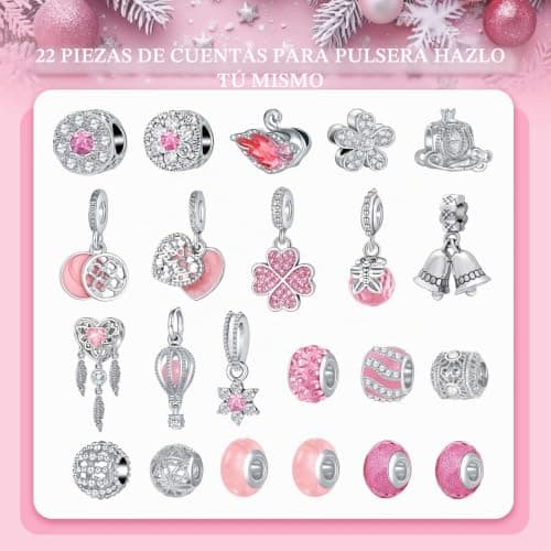 Materiales para hacer pulseras del calendario Hymarvo