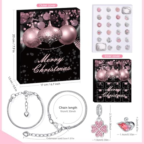 Bisutería y accesorios del calendario Hymarvo para niñas y adolescentes
