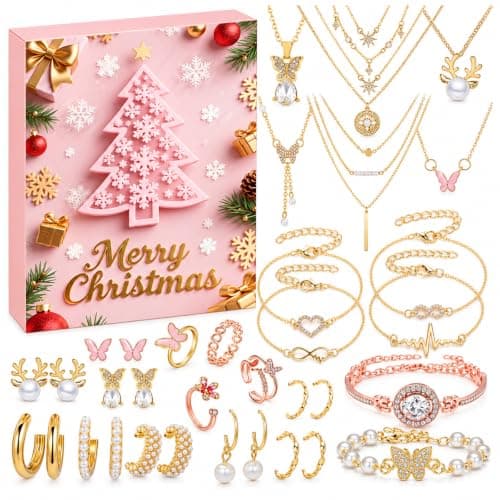 Calendario de Adviento Joyas Luxorielle con set de pendientes