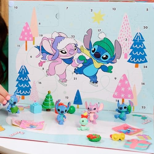 Caja del calendario Just Play Stitch con las 24 casillas