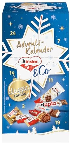 Caja exterior del calendario Kinder Ferrero