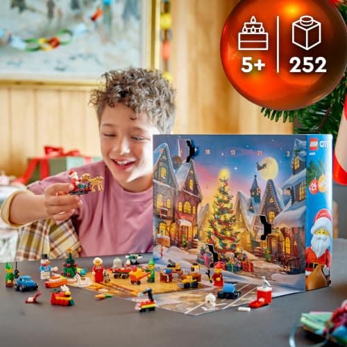 Minimodelos de construcción LEGO City del calendario