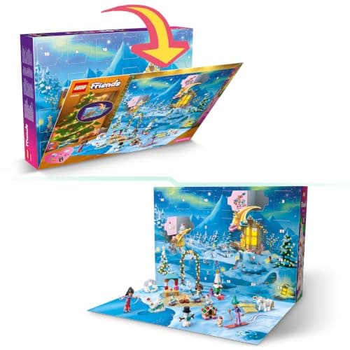 Escenas y minimodelos de Heartlake City del calendario LEGO Friends