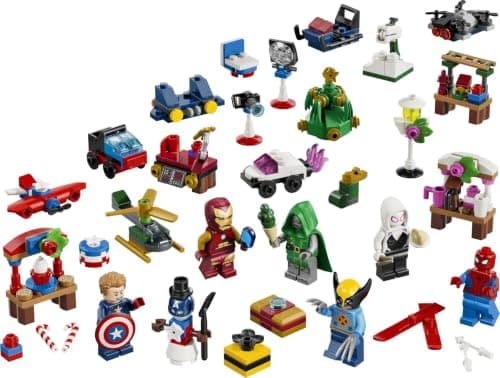 Minifiguras LEGO Marvel del calendario