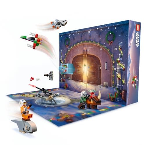 Minimodelos de naves y escenas de Star Wars del calendario LEGO