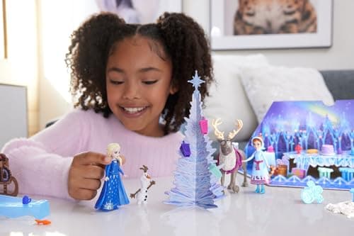 Mini muñecas de Elsa y Anna del calendario Frozen