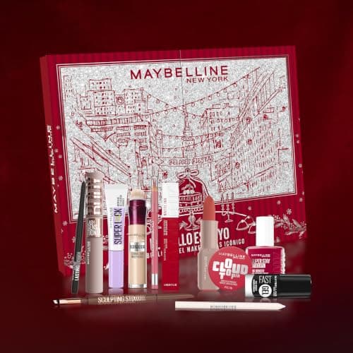 Caja exterior del calendario Maybelline