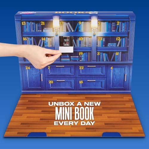 Libros en miniatura coleccionables del calendario Mini Brands