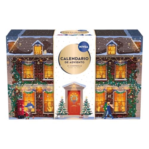 Calendario de Adviento NIVEA con las 24 casillas cerradas