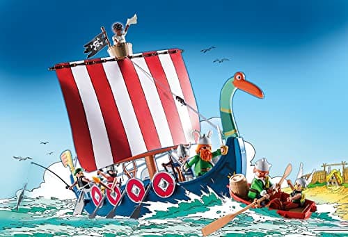 Figuras y barco del calendario Playmobil Astérix