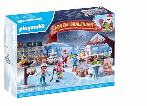 Figuras y puestos del mercado navideño Playmobil