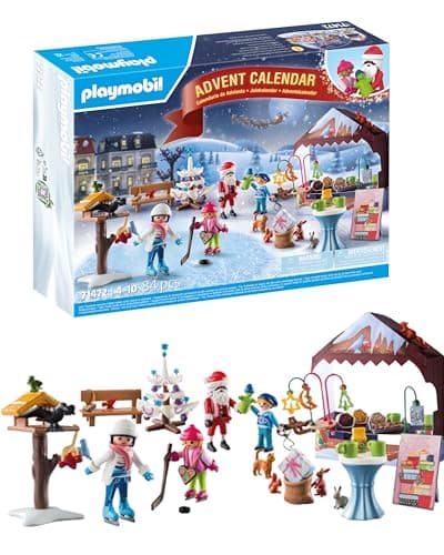 Calendario de Adviento Playmobil Viaje al Mercado Navideño