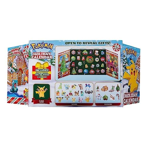 Accesorios para montar del calendario Pokémon Bizak