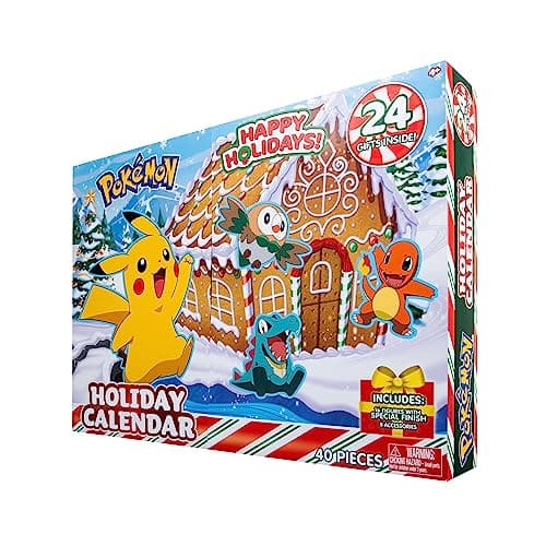 Calendario de Adviento Pokémon Bizak con las 24 casillas