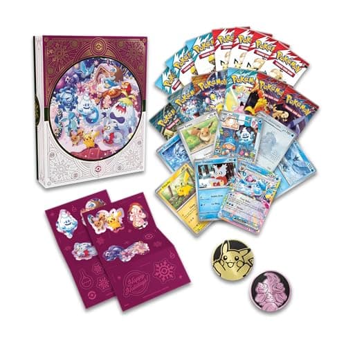 Caja del calendario Pokémon TCG 2025 Holiday