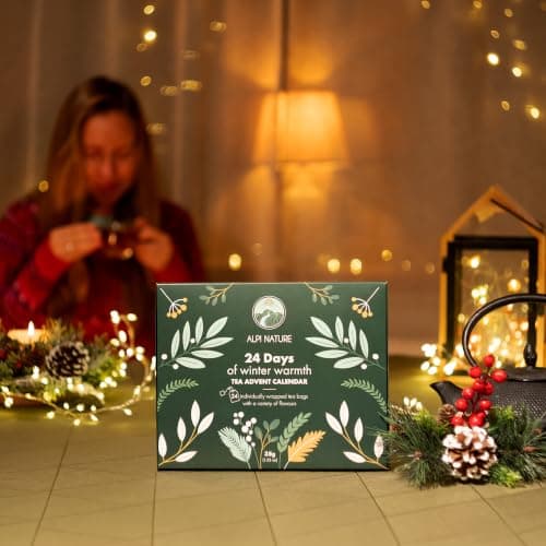 Caja del calendario de Adviento de Té Alpi Nature