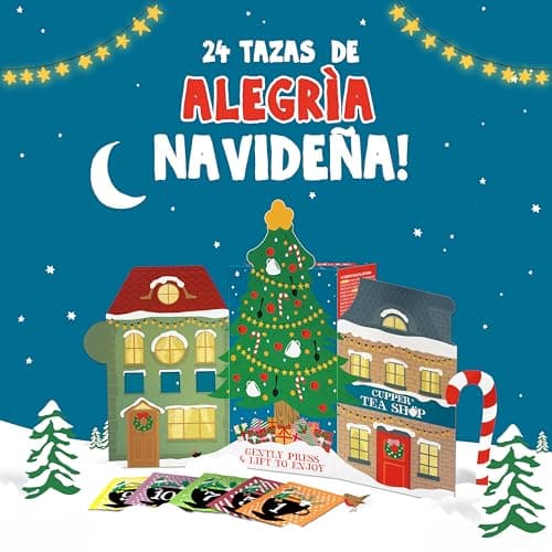 Caja del calendario de Adviento de Té Cupper