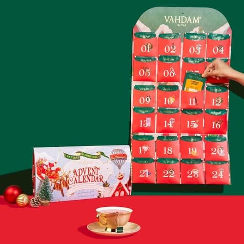 Variedades de té surtidas del calendario VAHDAM